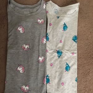 Two Justice tee shirts